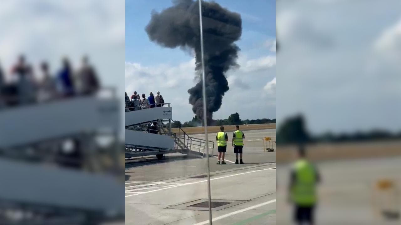 Londra: lo schianto dell'aereo da trasporto medico allo scalo di Southend