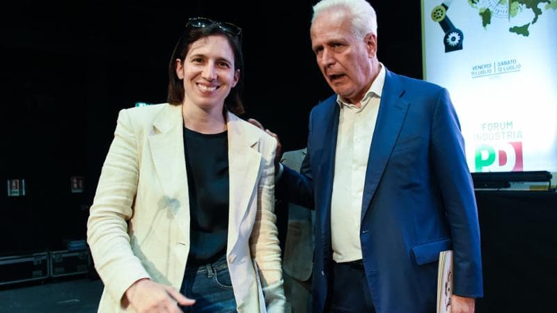 La segretaria del Pd, Elly Schlein, e il governatore toscano Eugenio Giani

