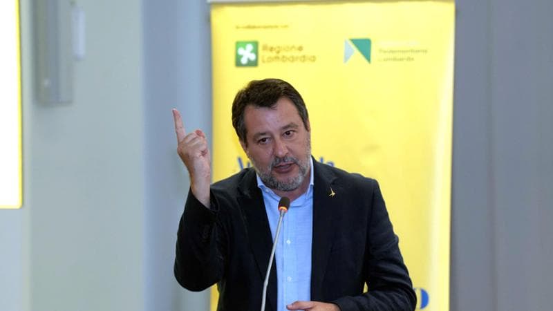 Matteo Salvini, leader della Lega e vice premier&nbsp;
