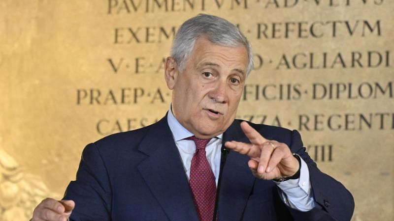 Il ministro degli Esteri, Antonio Tajani
