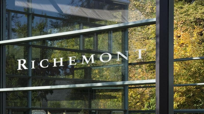 epa03673934 A undated handout image made available 23 April 2013 by Richemont showing the company logo at the corporate headquarters of Swiss luxury group Richemont in Bellevue, Geneva, Switzerland.   EPA/RICHEMONT / YVES-ANDRE.CH / HANDOUT  HANDOUT EDITORIAL USE ONLY/NO SALES
