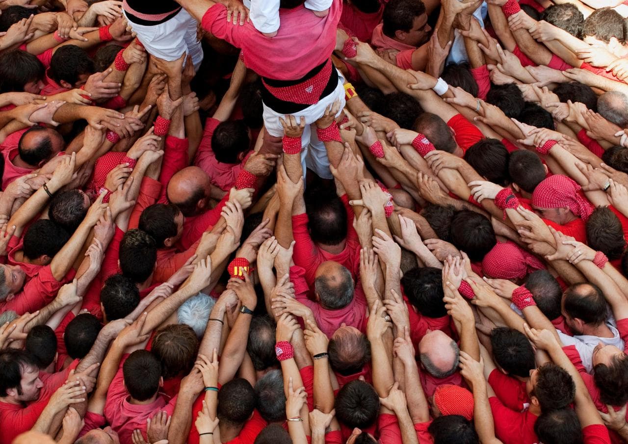 Castellers a Vilafranca del Penedès
