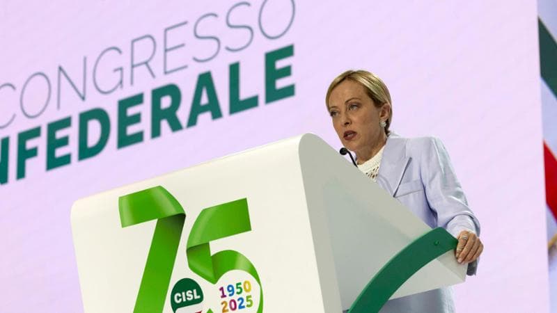 Meloni alla Cisl: “Una guerra commerciale con gli Usa va scongiurata, impatterebbe sui lavoratori”
