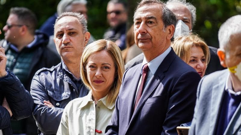 Giorgia Meloni e Giuseppe Sala
