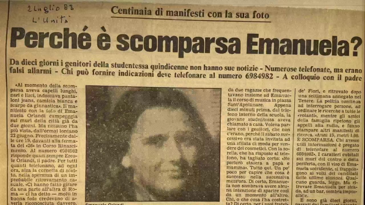 Emanuela Orlandi, a Giffoni "42", il docufilm del fratello Pietro. "C'è chi sa ma tace"