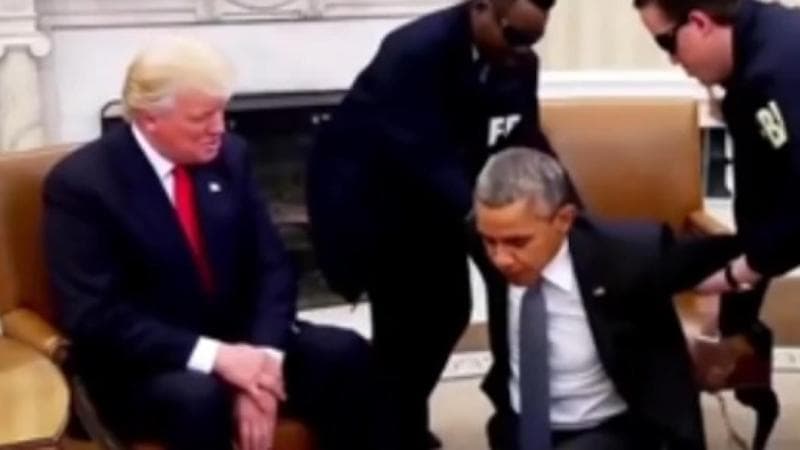 Trump posta l’arresto di Obama: “Video fake per distrarre da Epstein”