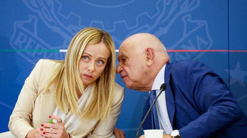 La premier Giorgia Meloni e il ministro della Giustizia, Carlo Nordio
