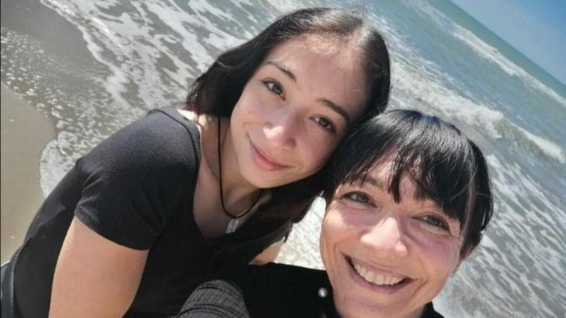 Antonella Zevini con la figlia Giulia
