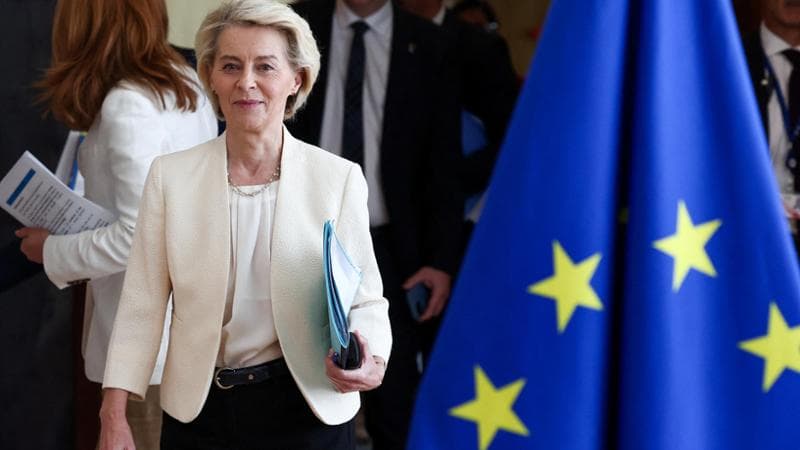 La presidente Ue Ursula von der Leyen&nbsp;

