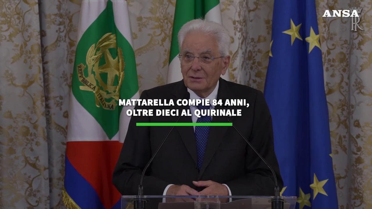 Mattarella compie 84 anni: oltre dieci anni da presidente della Repubblica