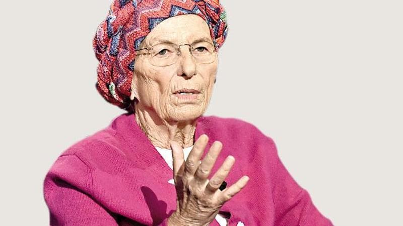 05/10/2023 Roma. Rai 2,  programma televisivo Belve. Nella foto Emma Bonino