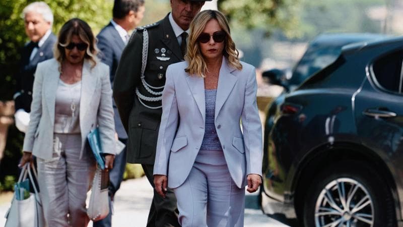 La premier Giorgia Meloni