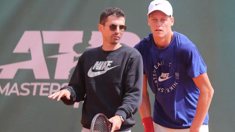 Simone Vagnozzi e Jannik Sinner