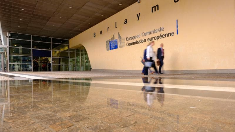 Il palazzo della Commissione europea a Bruxelles
