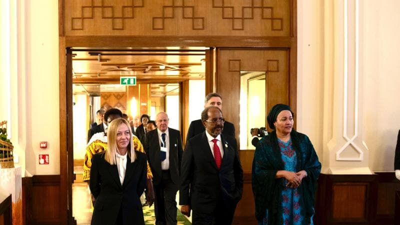 La presidente del Consiglio Giorgia Meloni in Etiopia
