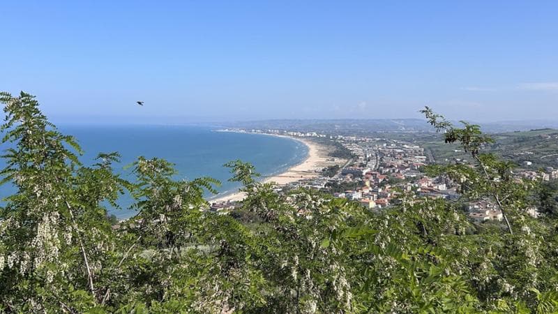 La vista della Costa dei Trabocchi da Vasto - Foto di Paolo Ribichini