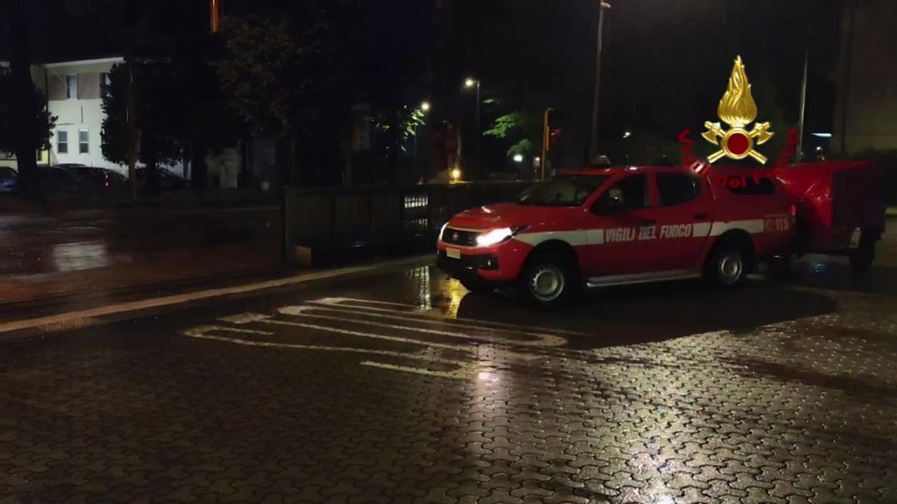 Nubifragio nell'Ascolano, 70 interventi dei vigili del fuoco nelle ultime 24 ore
