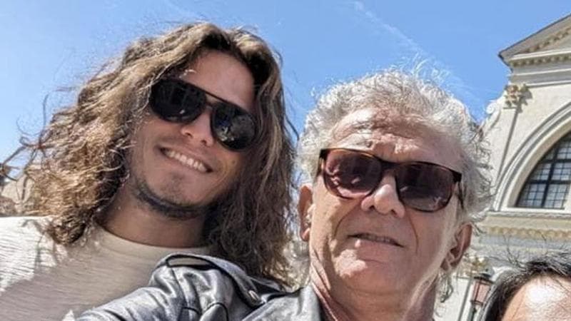 Alex Marangon con il padre Luca