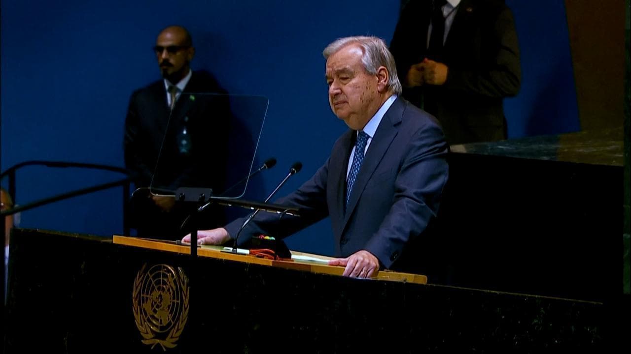Medio Oriente, Guterres: "Unica soluzione è quella dei due Stati"