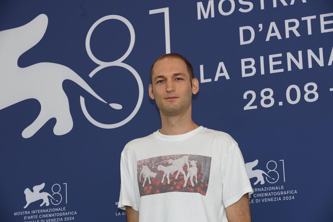 Giovanni Tortorici lo scorso anno alla Mostra del cinema di Venezia