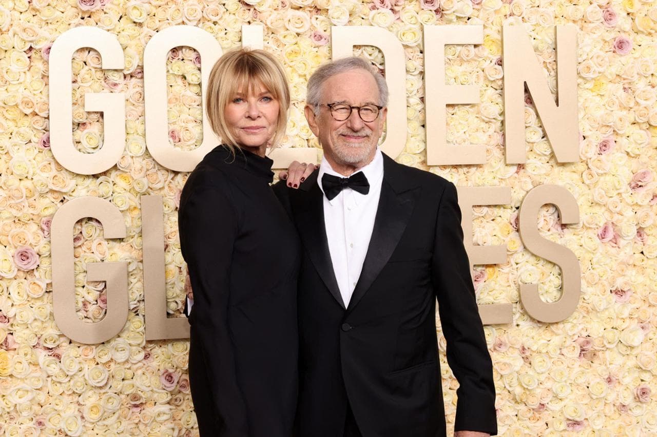 Spielberg con Kate Capshaw, madre di Sawyer