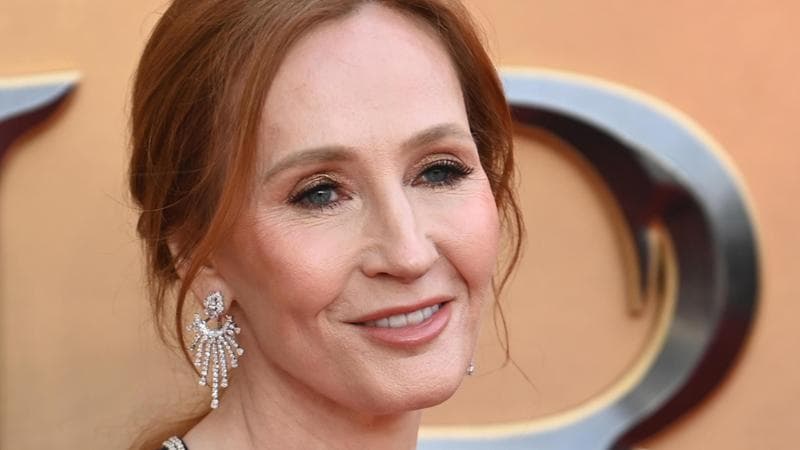 La scrittrice J.K. Rowling