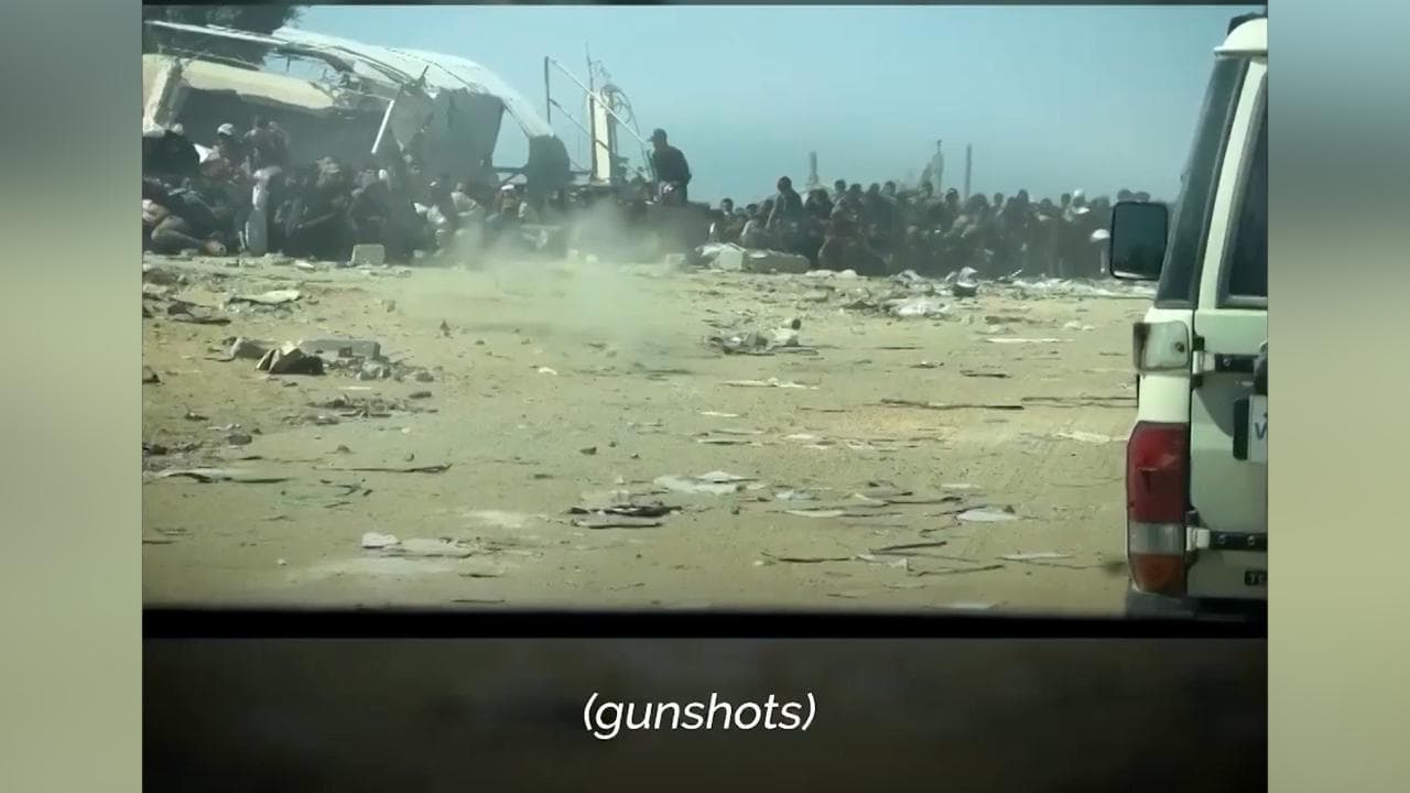 Video delle Nazioni Unite: soldati israeliani sparano sui palestinesi che aspettano gli aiuti
