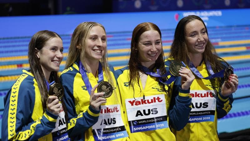 Le australiane della 4x200