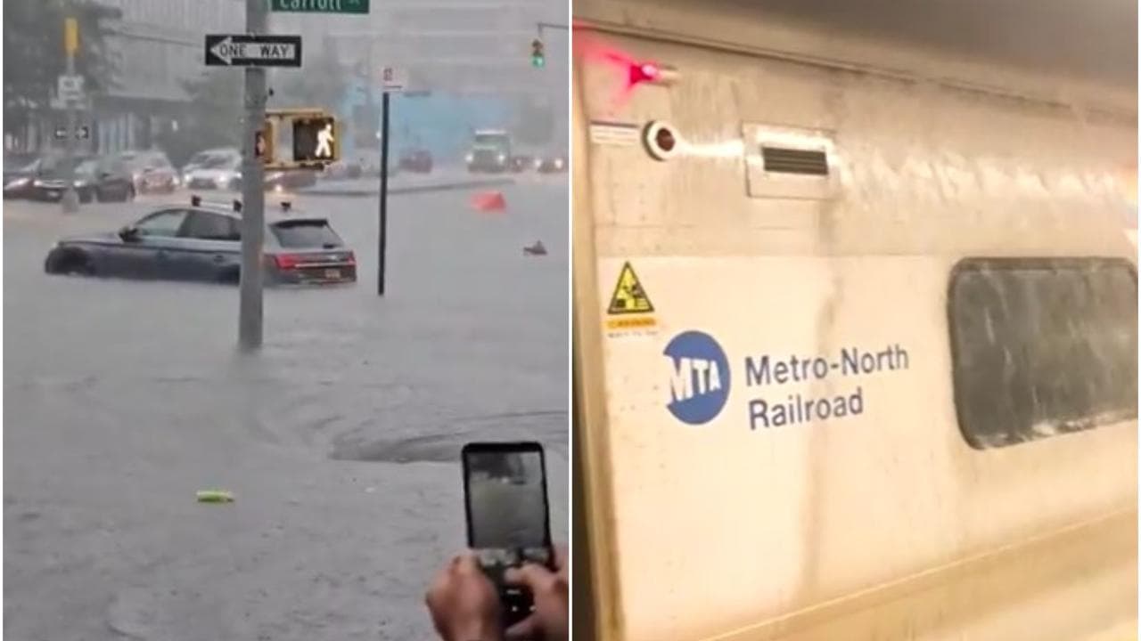 New York, stato di emergenza:  le forti piogge allagano strade e stazioni della metropolitana