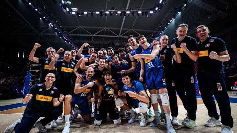 La gioia degli azzurri a Ningbo