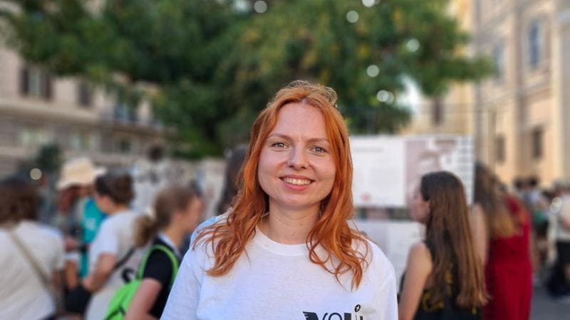 Il viaggio di Veronica da Kiev al Giubileo dei ragazzi: “Belle le notti senza missili”