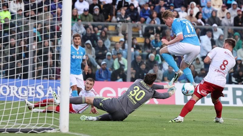 Il colpo di tacco di De Bruyne