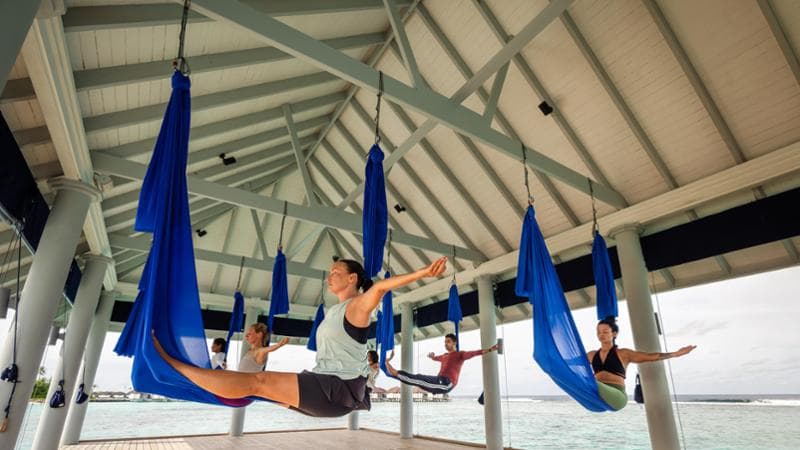 Aerial Yoga Sun Siyam Olhuveli