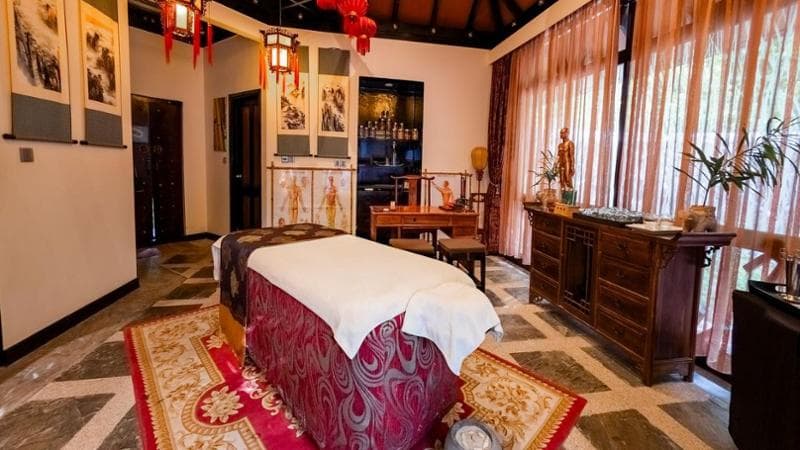 La spa per i trattamenti cinesi al Sun Siyam Olhuveli