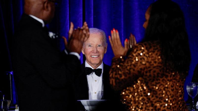 Chicago, Illinois, 31 luglio: l'ex presidente americano Joe Biden