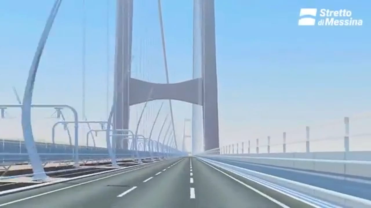 Ponte sullo Stretto, il rendering che mostra come sarà: le immagini