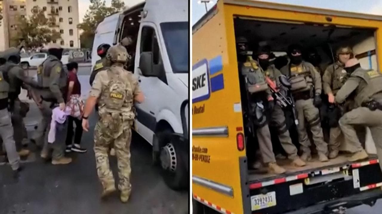 Los Angeles: la task force di frontiera usa un furgone a noleggio per il blitz anti migranti