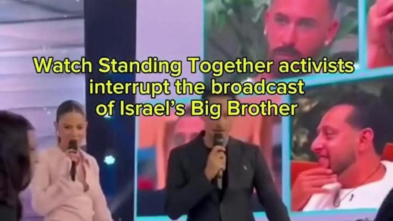 Israele, attivisti interrompono "Il Grande Fratello" in diretta: "No alla distruzione di Gaza"