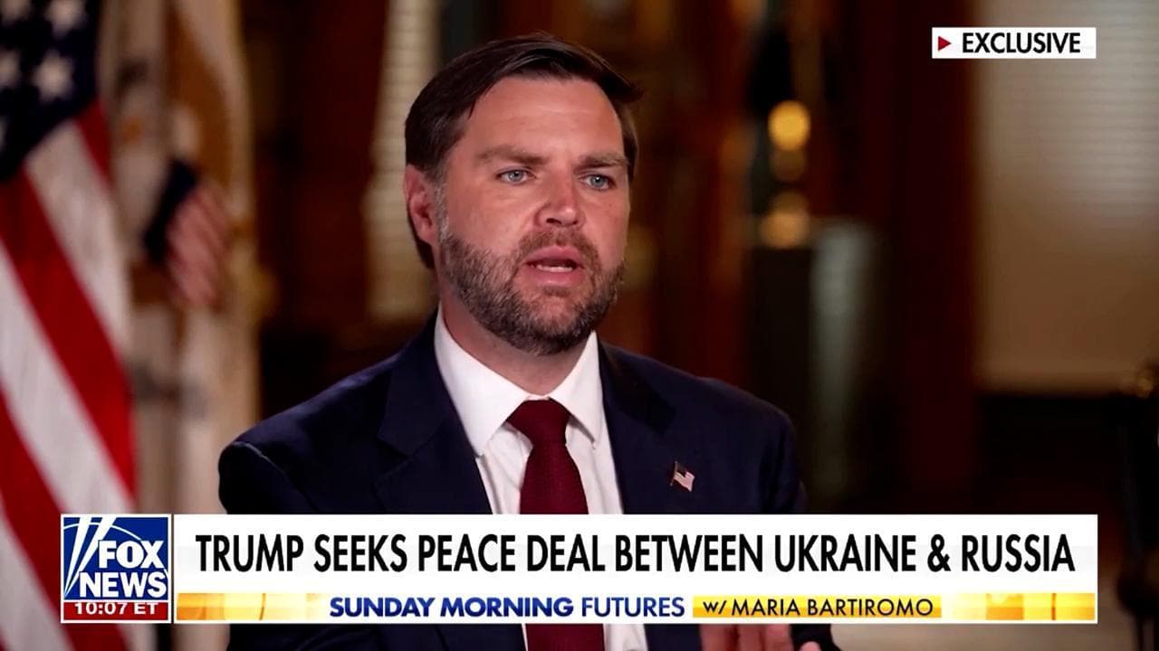 Russia-Ucraina, Vance: "Stiamo negoziando un accordo che possano accettare. Nessuno sarà entusiasta"