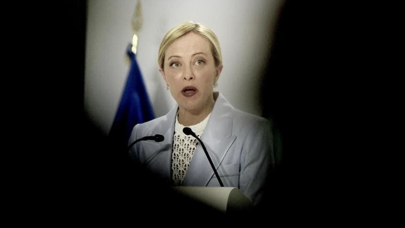 La premier Giorgia Meloni