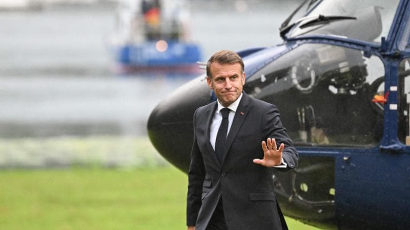 Il presidente francese, Emmanuel Macron