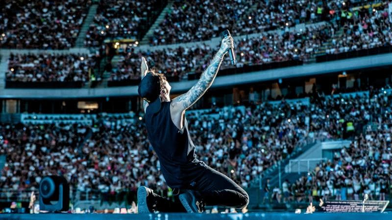 Ultimo in concerto a San Siro nel 2023  (Sergione Infuso/Getty Images)