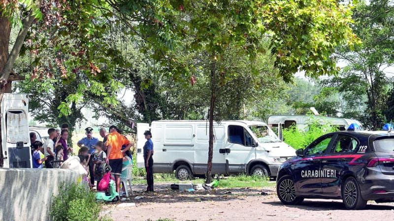 Il campo rom di Via Selvanesco

