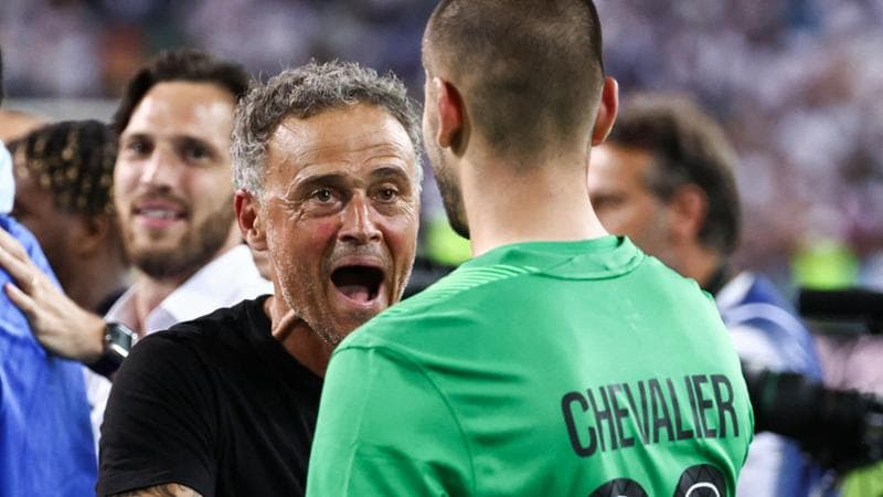 Luis Enrique e Chevalier