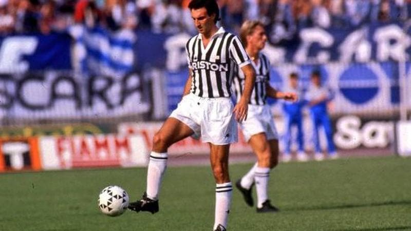 Marino Magrin ai tempi della Juventus
