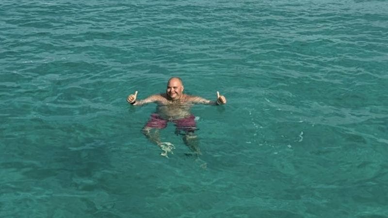Claudio Borgia nella foto postata su Instagram