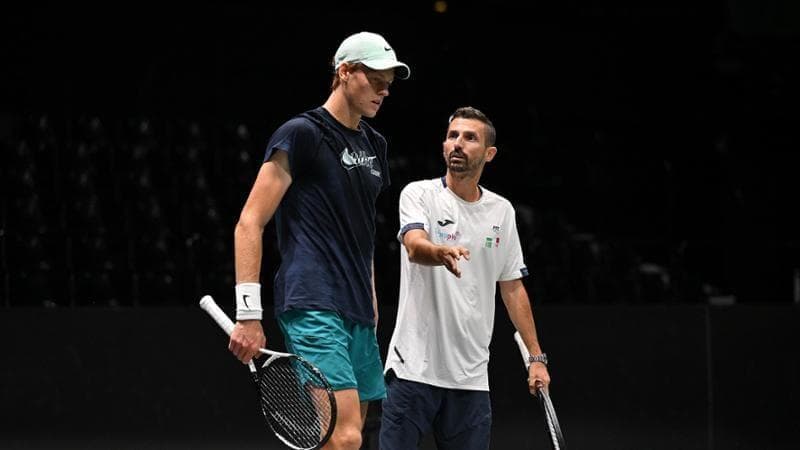Jannik Sinner e Simone Vagnozzi