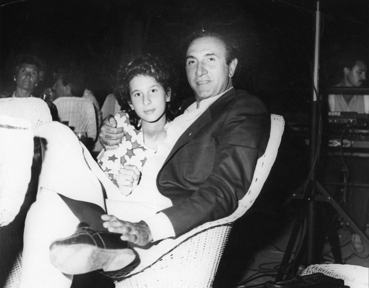 Pippo Baudo con la figlia Tiziana