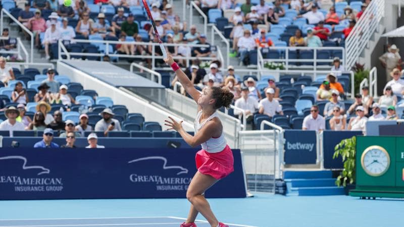 Jasmine Paolini nella finale di Cincinnati