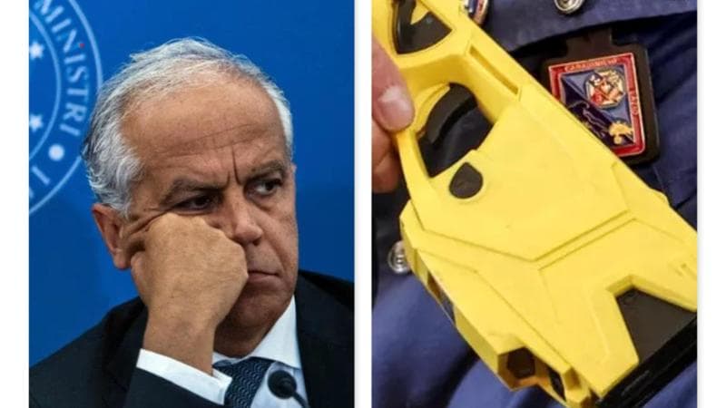 Polemiche sul taser, Piantedosi: “Imprenscindibile. L’arma serve per evitare quelle da sparo”